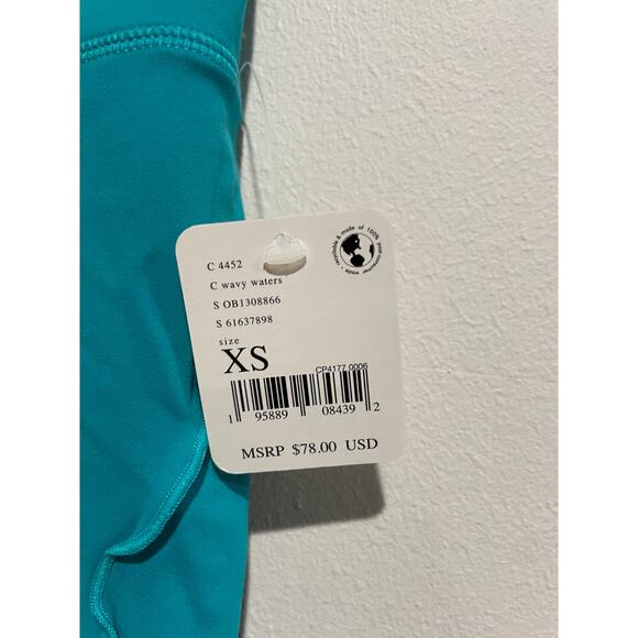 NWT FP Movement x Free People Hearts Aflutter Ankle Legging Wavy Waters Women XS - Picture 4 of 7